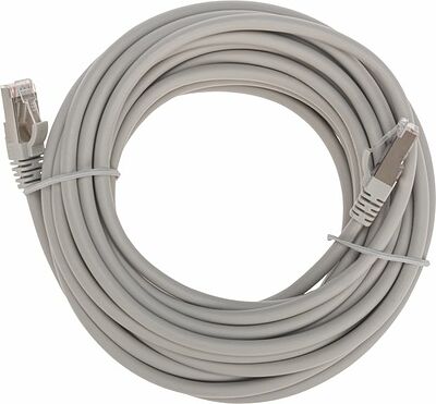 REXANT 02-0390-7 Патч-корд S/FTP, CAT 6A (10G), RJ45-RJ45, 28AWG, LSZH, серый, 7м REXANT