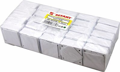REXANT 03-0120 Розетка комбинированная внешняя, UTP RJ-45(8P8C) + RJ-11(6P-4C) REXANT 