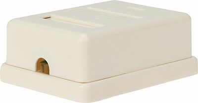 REXANT 03-0121 Рoзетка компьютерная внешняя 1-порт, UTP RJ-45 (8P8C), CAT 5e REXANT