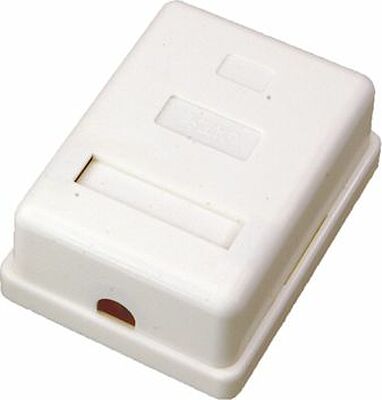 REXANT 03-0122 Розетка компьютерная внешняя 1-порт FTP RJ-45 (8P8C), CAT 5e REXANT
