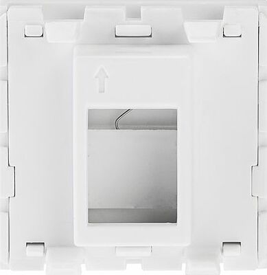 REXANT 03-0261 Вставка Mosaic 45x45, на 1 порт со шторкой 