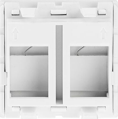 REXANT 03-0262 Вставка Mosaic 45x45, на 2 порта со шторкой 