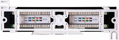 REXANT 04-0020 Панель коммутационная настенная, 12 портов, UTP, RJ-45, CAT 5e REXANT