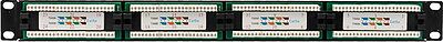REXANT 04-0021 Панель коммутационная 19 quot;, 1U, 24 порта, UTP, RJ-45, CAT 5e REXANT
