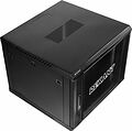 REXANT 04-0966-112 Настенный шкаф 19 quot; 9U 600×600×501 (ШxГxВ), дверь стекло, металлическая задняя стенка, боковые съемные стенки, RAL 9005 REXANT
