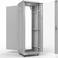 REXANT 04-2315 Шкаф напольный 19 quot; 22U 600х1000мм, передняя дверь стекло, задняя дверь металл, RAL 7035 REXANT