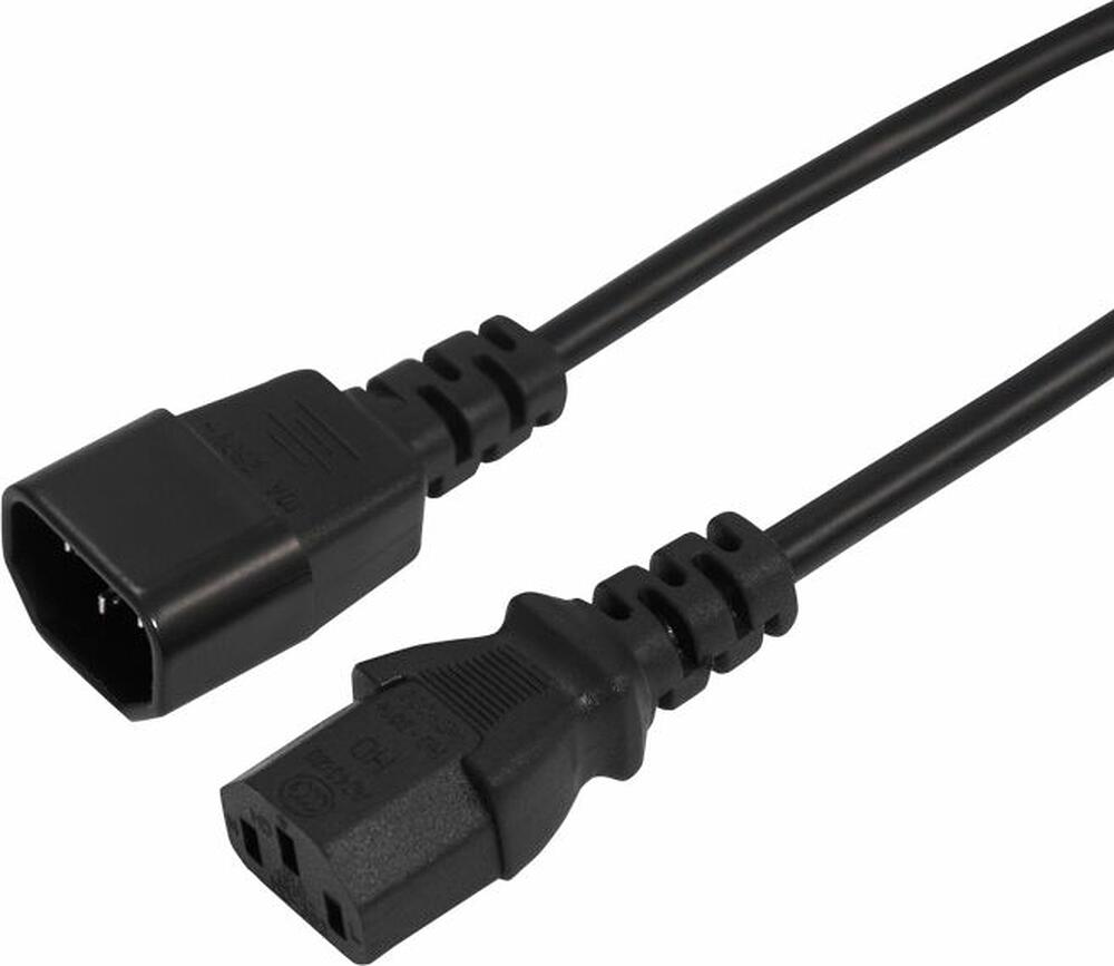 REXANT 04-2724 Шнур сетевой IEC 320 C13 – IEC 320 C14 3x0,75мм², 6А, длина 3м REXANT