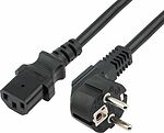 REXANT 04-2733 Шнур сетевой СЕЕ 7/7 (Schuko) – IEC 320 C13 3x0,75мм², 6A, длина 1,8м REXANT