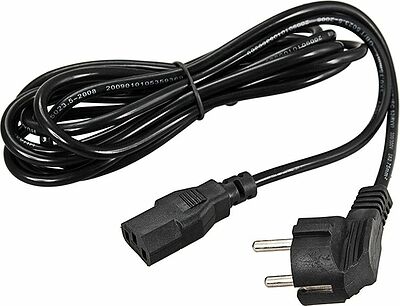 REXANT 04-2736 Шнур сетевой СЕЕ 7/7 (Schuko) – IEC 320 C13 3x1,0мм², 10A, длина 0,6м REXANT