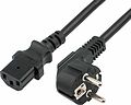 REXANT 04-2736 Шнур сетевой СЕЕ 7/7 (Schuko) – IEC 320 C13 3x1,0мм², 10A, длина 0,6м REXANT