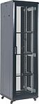 REXANT 04-4266-232 Напольный шкаф 19 quot; 42U 600×800×2054 (ШxГxВ), дверь перфорация, перфорированная задняя дверь, боковые съемные стенки, RAL 9005 REXANT