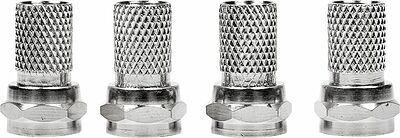 REXANT 05-6102 Делитель ТВх3 под F-разъем, 5-1000МГц, Silver (4 F-разъема в комплекте) REXANT