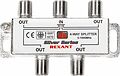 REXANT 05-6103 Делитель ТВх4 под F-разъем, 5-1000МГц, Silver (5 F-разъемов в комплекте) REXANT