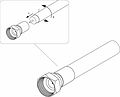 REXANT 06-0005-A2 Разъем антенный, штекер F, SAT, с резиновым уплотнителем, 2 шт. REXANT