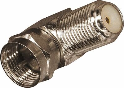 REXANT 06-0021-A Переходник антенный, (гнездо F - штекер F), угловой, 1 шт. REXANT