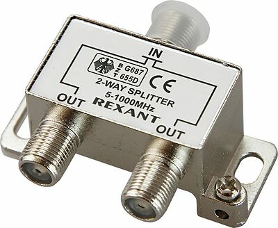 REXANT 06-0040-B Делитель антенный, (2 TV), 5-1000 МГц REXANT