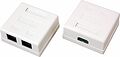 REXANT 06-0105-C Розетка сетевая LAN, на стену, 2 гнездо 8Р8С (RJ-45), CAT 5е REXANT REXANT 06-0105-C Розетка сетевая LAN, на стену, 2 гнездо 8Р8С (RJ-45), CAT 5е REXANT