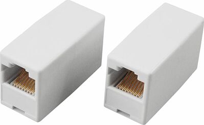 REXANT 06-0111-A Переходник сетевой LAN, гнездо 8Р8С (RJ-45) - гнездо 8Р8С (RJ-45) REXANT