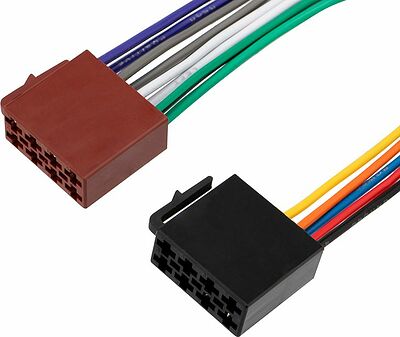 REXANT 06-0127-C Разъем для автомагнитолы quot;Евро quot; ISO, 2 гнезда, 1шт. REXANT