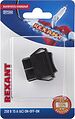 REXANT 06-0308-B Переключатель клавишный 250В 15А (6с) ON-OFF-ON черный с нейтралью (1 шт/уп) REXANT