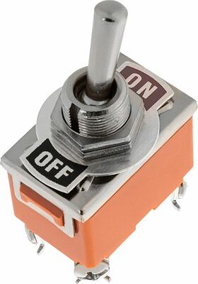 REXANT 06-0326-B Тумблер 250V 15А (4c) ON-OFF двухполюсный (KN-201) REXANT (в упак. 1шт.)