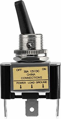 REXANT 06-0334-B Тумблер 12V 30А (3c) ON-OFF однополюсный с красной LED подсветкой (ASW-07D-2) REXANT (в упак. 1шт.)