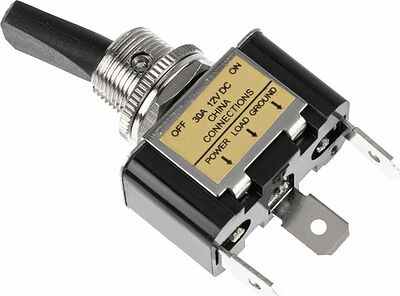REXANT 06-0334-B Тумблер 12V 30А (3c) ON-OFF однополюсный с красной LED подсветкой (ASW-07D-2) REXANT (в упак. 1шт.)