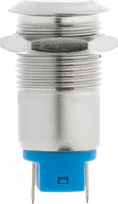 REXANT 06-0340-A Кнопка антивандальная Ø12 Фикс (2с) OFF-ON выпуклая (A12-B2) REXANT (в упак. 1шт.)