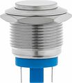 REXANT 06-0358-B Кнопка антивандальная Ø19 Б/Фикс (2с) OFF-(ON) выпуклая (PBS-28В-4) REXANT (в упак. 1шт.)