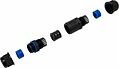 REXANT 07-5960 Кабельный коннектор I-образный (3PIN 0,5-1,5мм2) IP68 REXANT