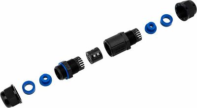 REXANT 07-5960 Кабельный коннектор I-образный (3PIN 0,5-1,5мм2) IP68 REXANT