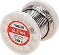 REXANT 09-3124 Припой без канифоли ПОС-61, 100г, Ø3мм, (олово 61%, свинец 39%), катушка REXANT