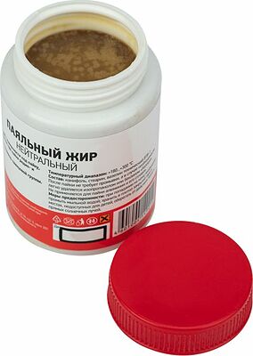 REXANT 09-3667 Флюс для пайки, паяльный жир НЕЙТРАЛЬНЫЙ, 100мл, банка REXANT