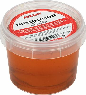 REXANT 09-3711 Канифоль сосновая, флюс НЕЙТРАЛЬНЫЙ, марка А, 100г, банка REXANT