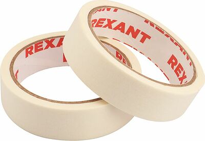 REXANT 09-4422 Малярная лента (крепп) 25 мм (рулон 20 м)