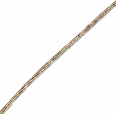REXANT 09-5130 Трос стальной в ПВХ оплетке d=3,0мм, прозрачный (моток 20м) REXANT
