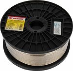 REXANT 09-5240 Трос стальной в ПВХ оплетке d=4,0мм, прозрачный (бухта 100м) REXANT