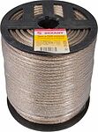 REXANT 09-5250 Трос стальной в ПВХ оплетке d=5,0мм, прозрачный (бухта 100м) REXANT