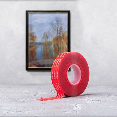 REXANT 09-6057 Лента клейкая двухсторонняя прозрачная, на VHB акриловой основе, 10 мм х 5 м REXANT