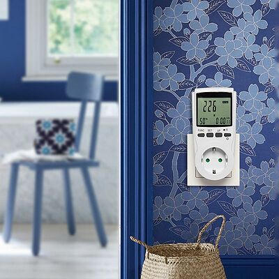 REXANT 10-6100 Ваттметр с подсветкой RX-11 вертикальный 2х тарифный 16А REXANT
