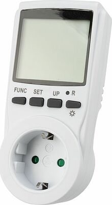 REXANT 10-6100 Ваттметр с подсветкой RX-11 вертикальный 2х тарифный 16А REXANT