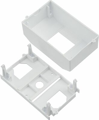 REXANT 11-0114 Бокс пластиковый КМПн 1/4 IP20 белый с инд. упак. REXANT
