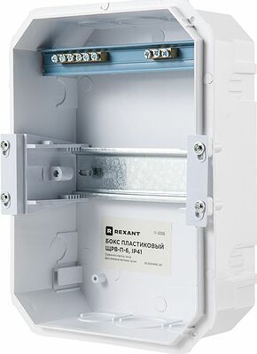 REXANT 11-0206 Бокс пластиковый ЩРВ-П-6 IP41 белый REXANT
