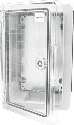 REXANT 11-0410 Корпус пластиковый ЩМПп с прозрачной дверцей и монтажной панелью 300х200х130мм, АБС, УХЛ1, IP65 REXANT