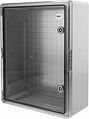 REXANT 11-0414 Корпус пластиковый ЩМПп с прозрачной дверцей и монтажной панелью 500х400х180мм, АБС, УХЛ1, IP65 REXANT