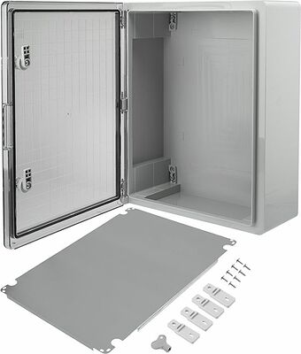 REXANT 11-0415 Корпус пластиковый ЩМПп с прозрачной дверцей и монтажной панелью 500х350х190мм, АБС, УХЛ1, IP65 REXANT