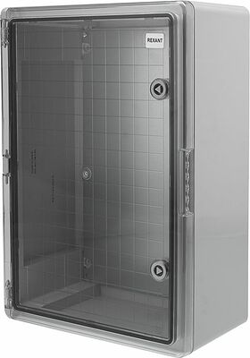 REXANT 11-0415 Корпус пластиковый ЩМПп с прозрачной дверцей и монтажной панелью 500х350х190мм, АБС, УХЛ1, IP65 REXANT