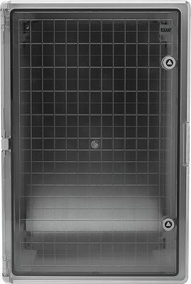 REXANT 11-0417 Корпус пластиковый ЩМПп с прозрачной дверцей и монтажной панелью 600х400х200мм, АБС, УХЛ1, IP65 REXANT