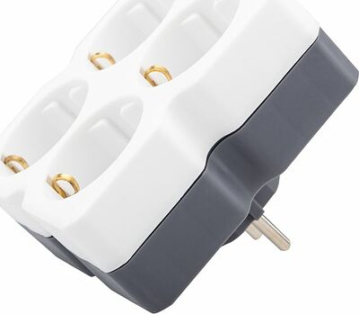REXANT 11-1073 Четверник электрический 16А с/з белый REXANT