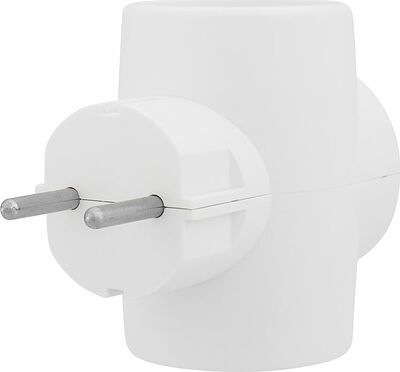 REXANT 11-1081 Тройник электрический 6А б/з белый 220 В REXANT 
